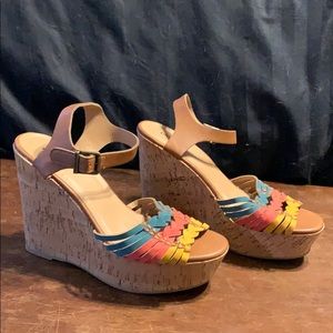 Rue21 Etc! Wedge Sandals excellent condition!